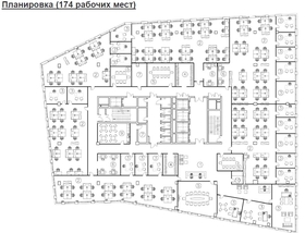 03 этаж - 2084 м<sup>2</sup>