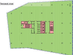 03 этаж - 2084 м<sup>2</sup>